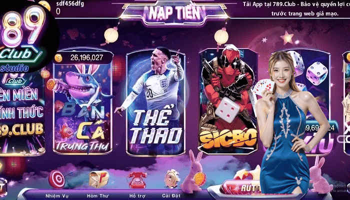 Game bài đổi thưởng uy tín 789club 